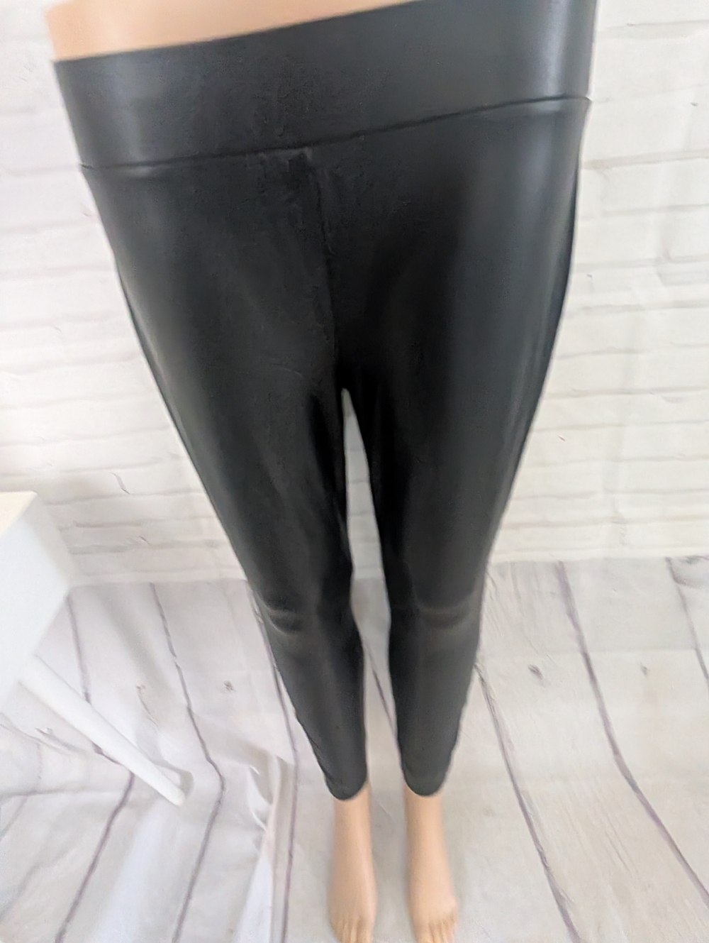 Loft Black Faux Leather Leggings